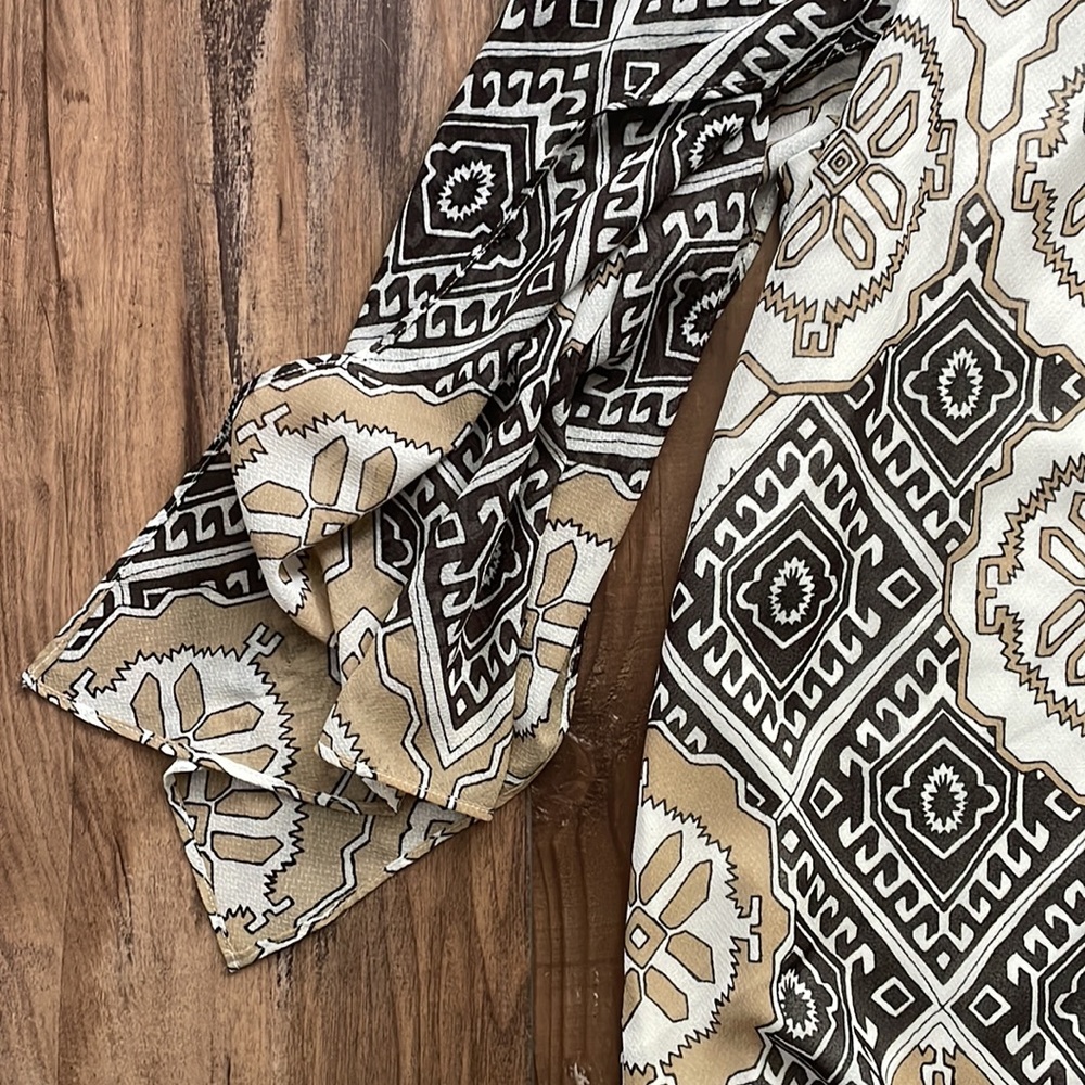 Chicos Patterned Blouse - Picture 4 of 4